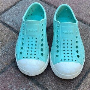 Native Kids Aqua Slip-On Shoes